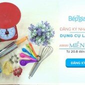 Đăng ký nhận Combo dụng cụ làm bánh miễn phí