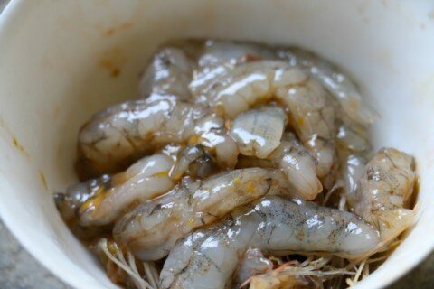 Canh bầu nấu tôm 2