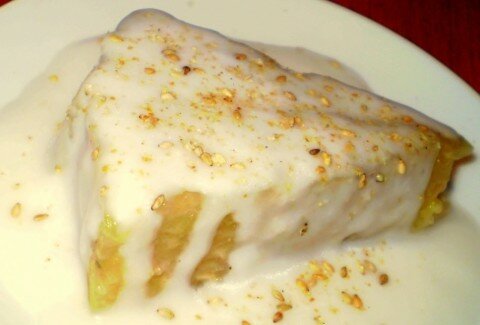 Bánh chuối hấp nước cốt dừa