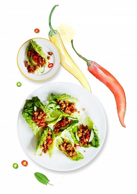 SL1- (salad thit xao)