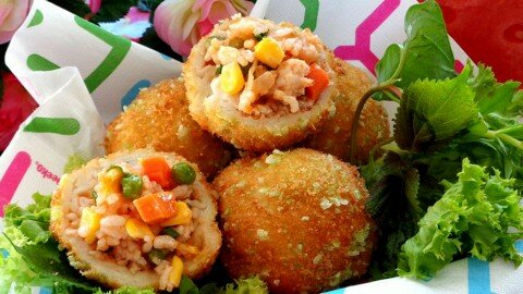 banh mi boc com chien