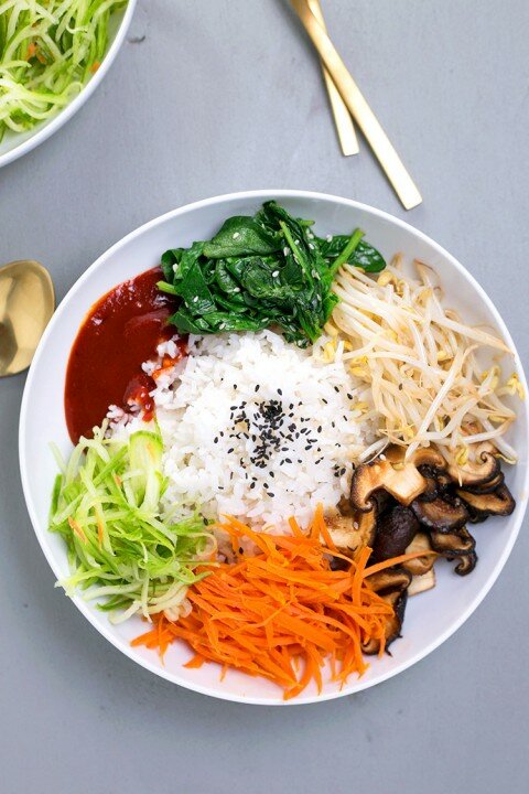 cơm chay trộn hàn quốc 4