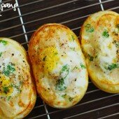 Bánh trứng phô-mai Hàn Quốc vừa nhìn đã thèm