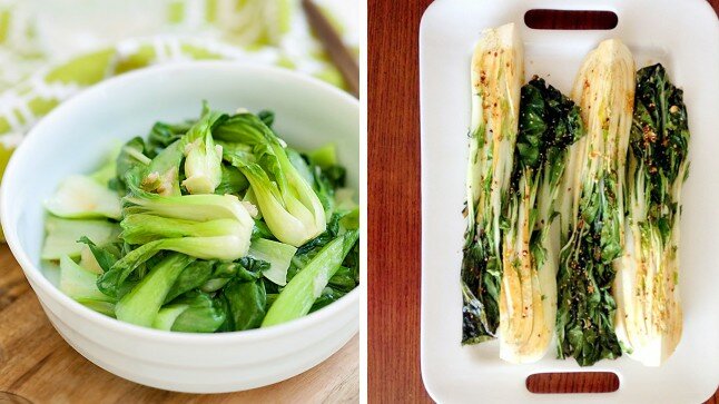 3 món ngon từ cải thìa chỉ mất 15 phút