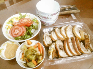 Giò heo chiên giòn món ngon ngày sum họp