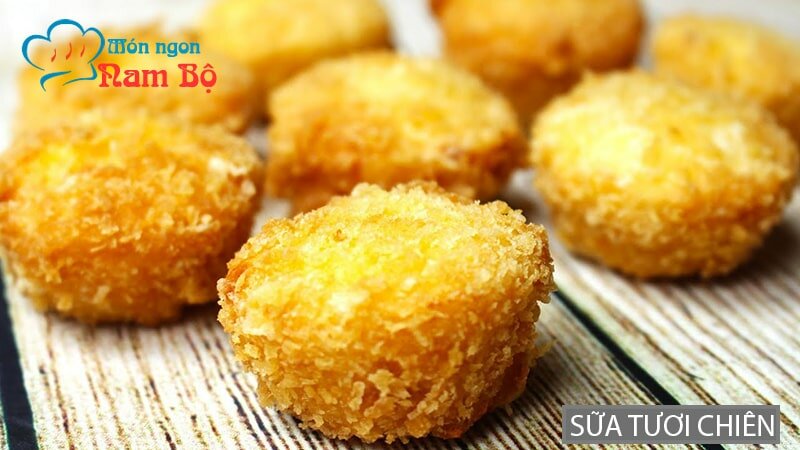 Sữa tươi chiên là món ăn vặt khá độc đáo ở Sài Gòn