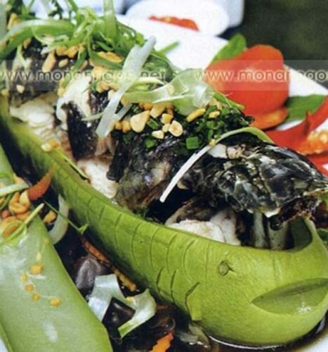 Hướng dẫn cách làm cá lóc hấp bầu tuyệt ngon Hướng dẫn cách làm cá lóc hấp bầu tuyệt ngon