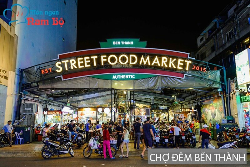 Con đường ẩm thực ở Chợ đêm Bến Thành