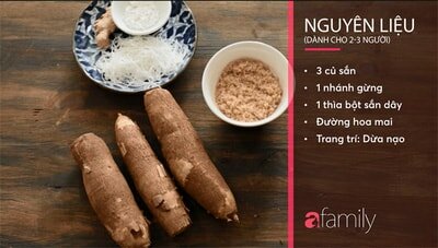 Cách làm chè sắn nóng hổi thơm lừng cho ngày đông 1 Cách làm chè sắn nóng hổi cho ngày đông lạnh