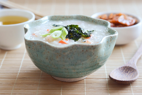 Bữa sáng năng lượng với cháo tôm rong biển 1