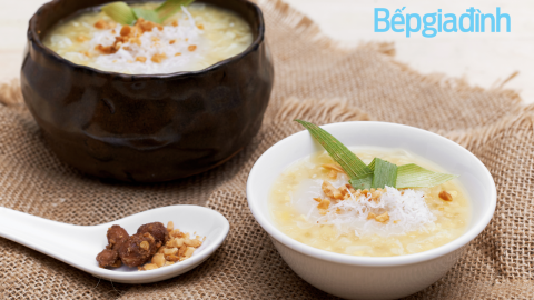 Món ngon cho bé: Cách nấu chè đậu xanh bột báng ngọt mát 1