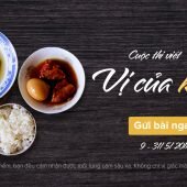 Viết bài hay, rinh ngay nhuận bút từ cuộc thi "Vị của ký ức"