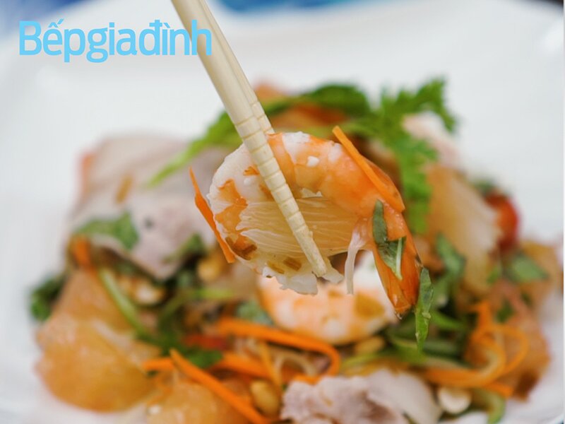 Gỏi bưởi tôm thịt - Món ngon cho tiệc gia đình
