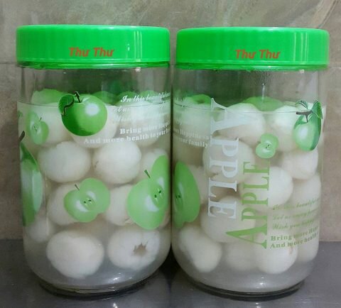 cách làm trái vải ngâm đường tại nhà 