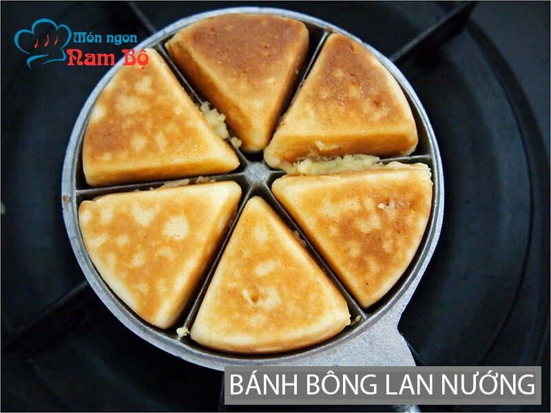 Bánh bông lan nướng vỉa hè Sài Gòn