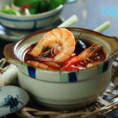 Món nấu nhanh: Hít hà với súp tôm kiểu Thái cực dễ nấu