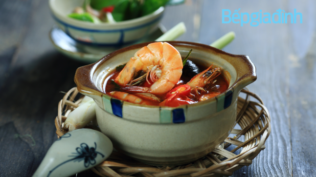 Món nấu nhanh: Hít hà với súp tôm kiểu Thái cực dễ nấu
