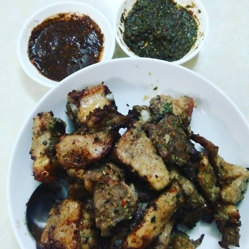 Chẩm chéo ngon nhất là chấm cùng các món nướng