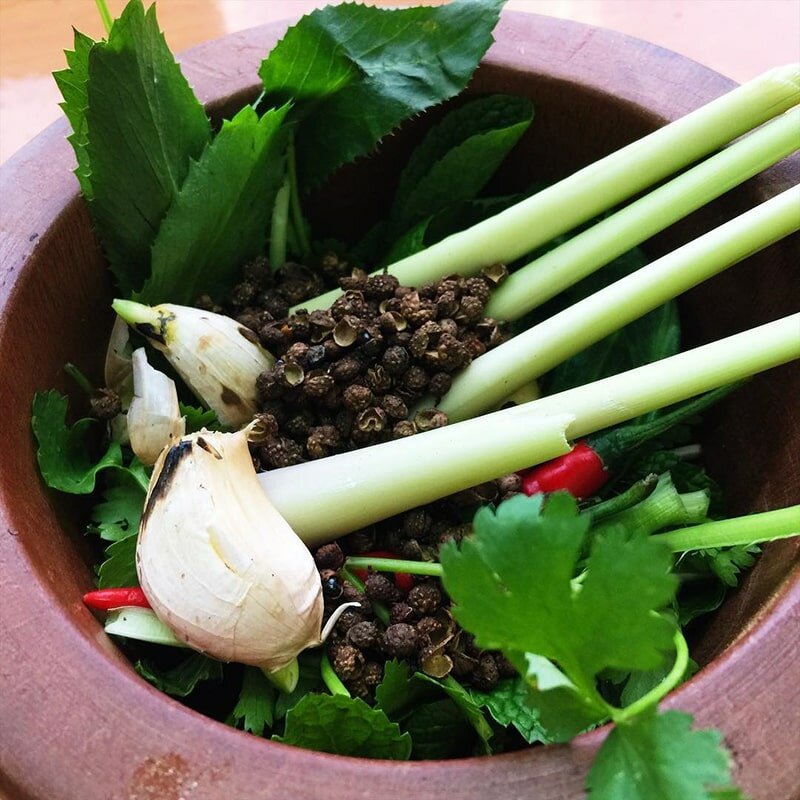 Nguyên liệu làm chẩm chéo Điện Biên