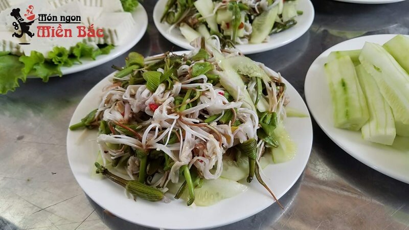 Nộm rau hoa ban Điện Biên Nộm rau hoa ban Điện Biên