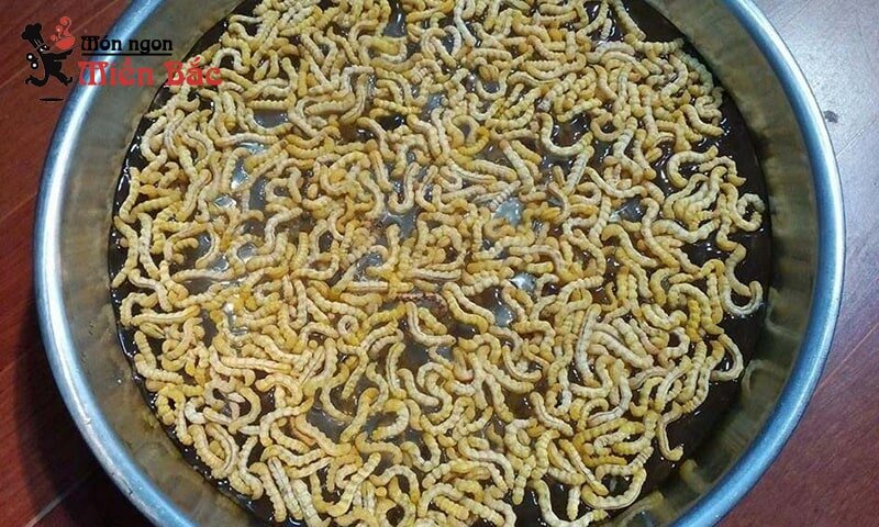 Đặc sản sâu chít Điện Biên Đặc sản sâu chít Điện Biên