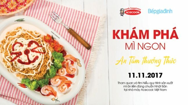 Acecook đã sẵn sàng chào đón bạn đến tham quan nhà máy lần 5