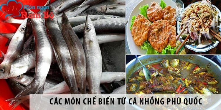 Các món chế biến từ cá nhồng Phú Quốc ăn mãi không chán