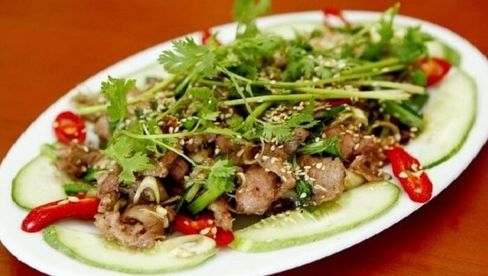 Món thịt dê của nhà hàng Hoàng Giang Món thịt dê của nhà hàng Hoàng Giang