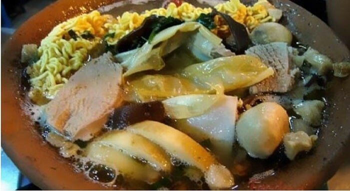 10 quán thịt dê Ninh Bình được yêu thích nhất 2 Hình ảnh nồi lẩu dê bổ dưỡng của quán lẩu dê Trương Định