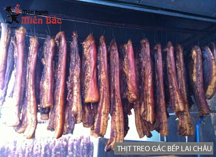 Thịt treo gác bếp đặc sản Lai Châu Thịt treo gác bếp đặc sản Lai Châu