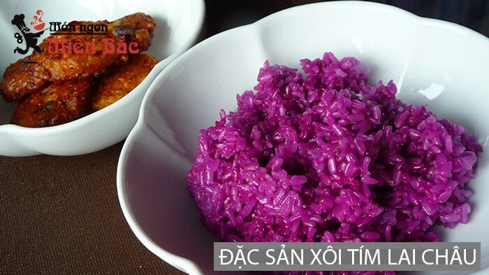 Đặc sản xôi tím Lai Châu Đặc sản xôi tím Lai Châu