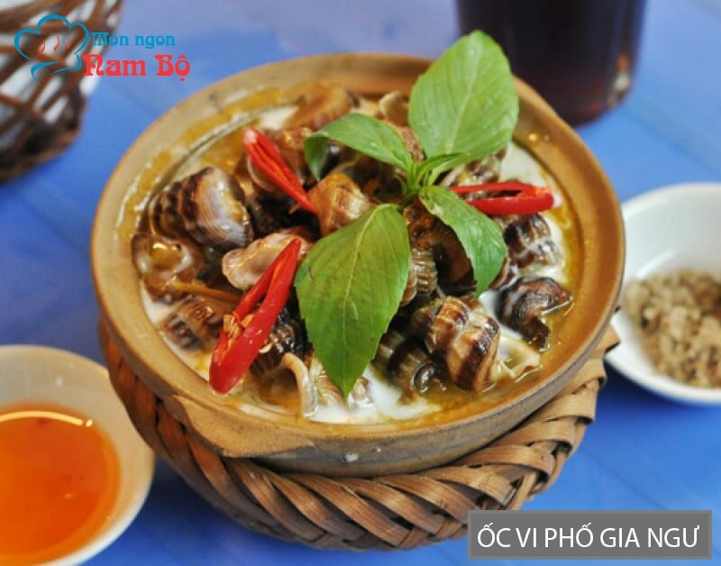 Món ốc xào của quán Ốc Vi phố Gia Ngư Món ốc xào của quán Ốc Vi phố Gia Ngư