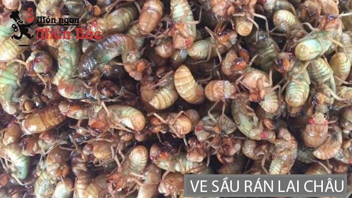 Cách làm món ve sầu rán Lai Châu