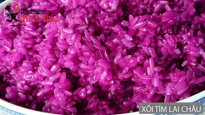 Đặc sản xôi tím Lai Châu
