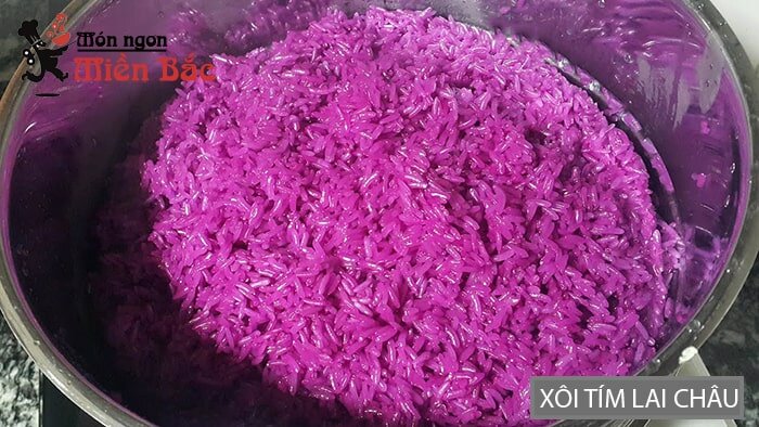 Đặc sản xôi tím Lai Châu Đặc sản xôi tím Lai Châu