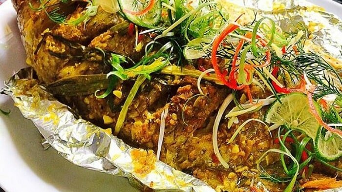 5 cách làm món cá tầm nướng chuẩn vi Tây Bắc 3 cá tầm nướng riềng mẻ