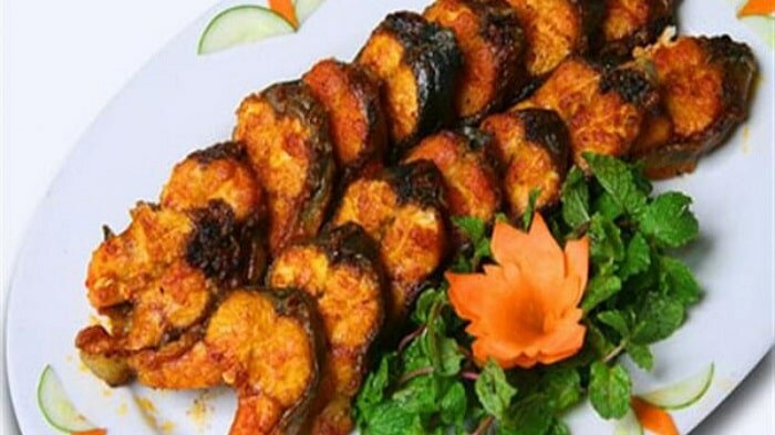 Thành quả món cá tầm nướng riềng mẻ thơm ngon, bắt mắt