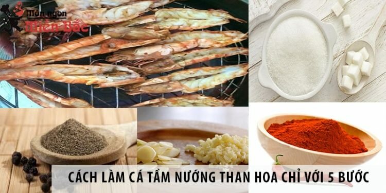 Cách làm cá tầm nướng than hoa chỉ với 5 bước Cá tầm nướng than hoa