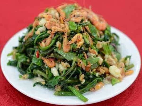 cách làm món nộm rau muống 1