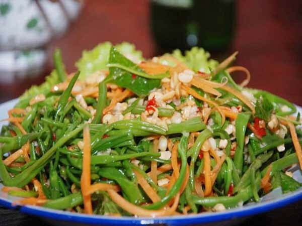 cách làm món nộm rau muống 2