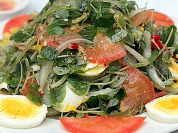 Chỉ 5 phút để học cách làm nộm rau càng cua 1 cách làm nộm rau càng cua