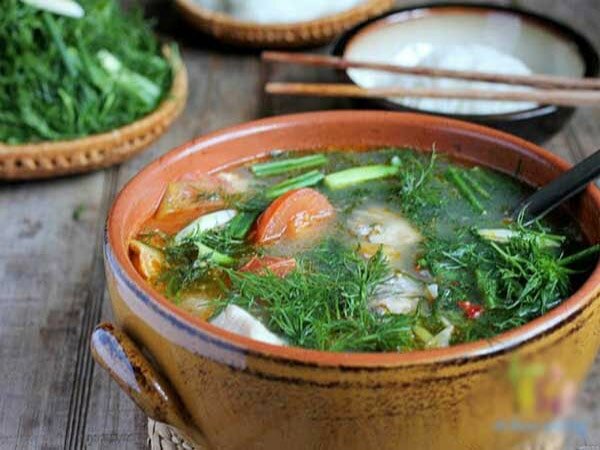 canh riêu cá nấu mẻ 1