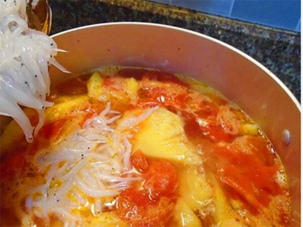 canh riêu cá ngần 1