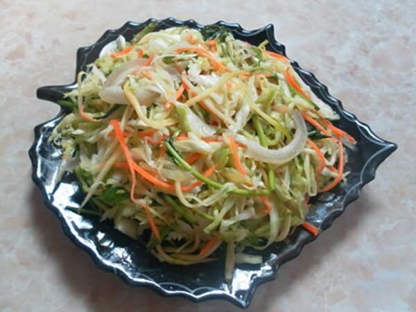 nộm rau bắp cải 1