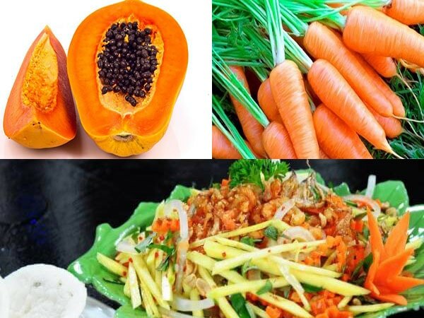 cách làm nộm đu đủ