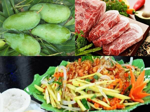 5 cách làm món nộm xoài xanh ngon miệng, bổ dưỡng 2 cách làm nộm xoài 2