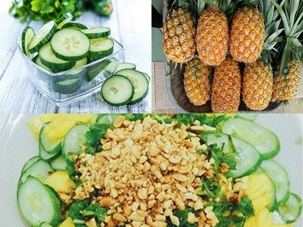 cách làm nộm dưa chuột với tai heo 1