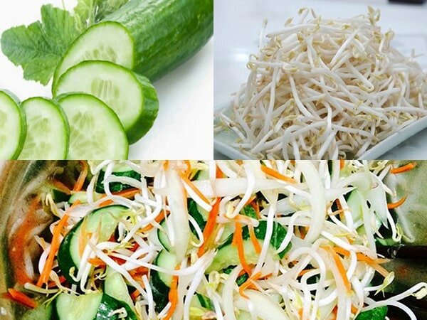 cách làm nộm dưa chuột với tai heo 2