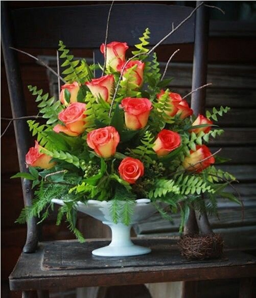 Phong cách cắm hoa hình chóp