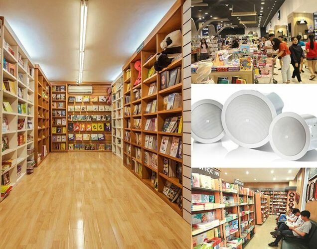 Tư vấn lắp đặt âm thanh cho hiệu sách